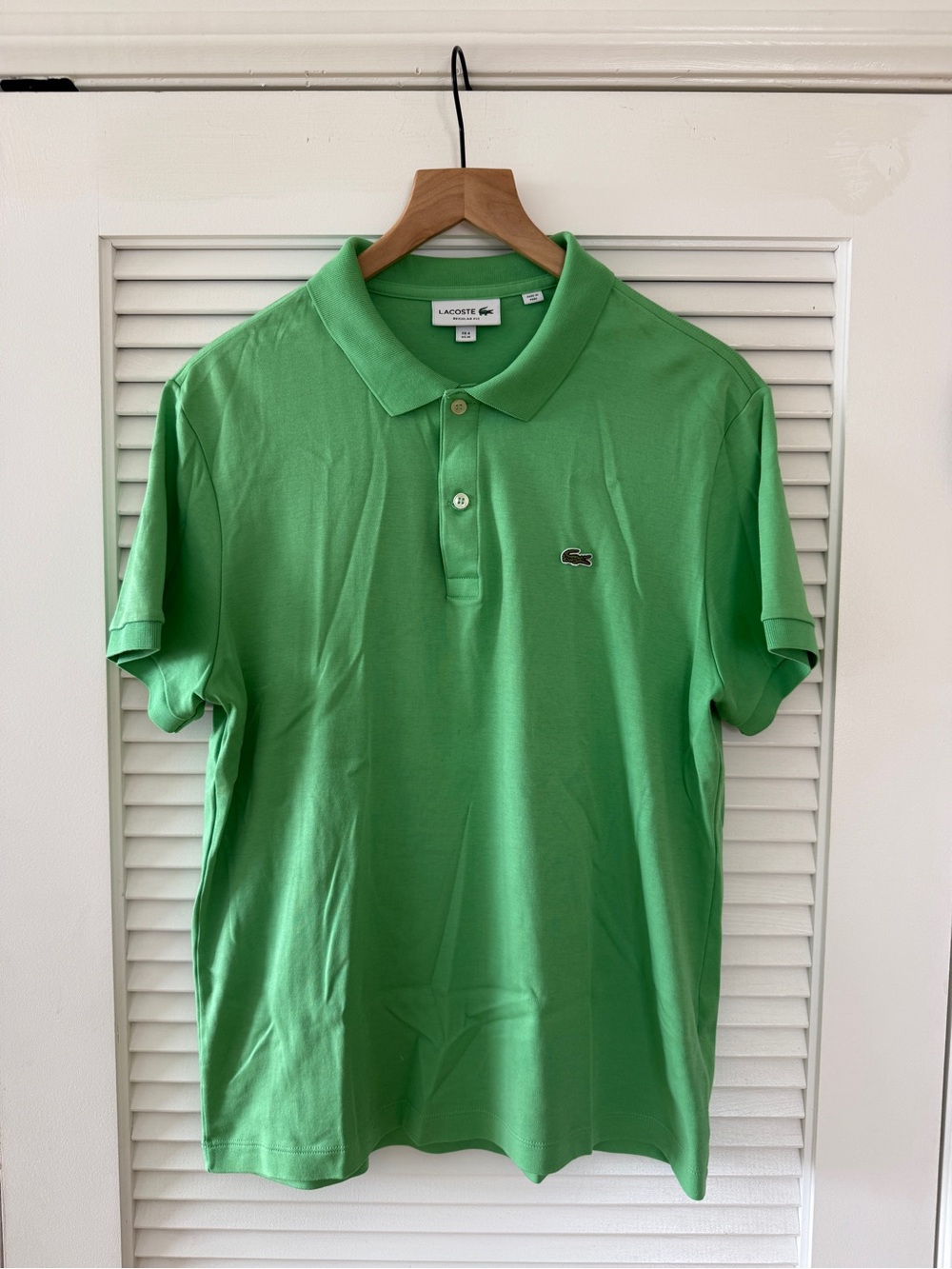 Lacoste Men’s Bright Green Cotton Piqué Polo